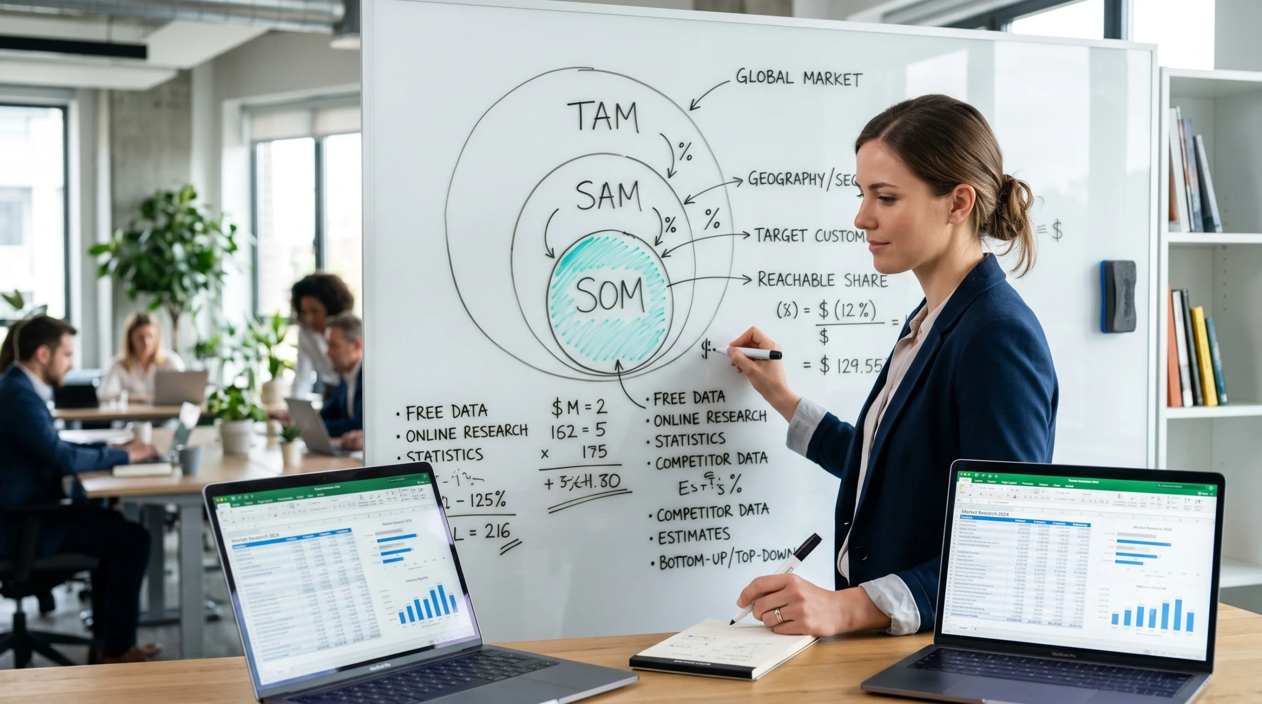 TAM SAM SOM Explained How to Calculate Your Market Size for Free